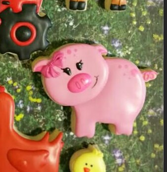 Pig Cookie Cutter and Fondant Cutter and Clay Cutter