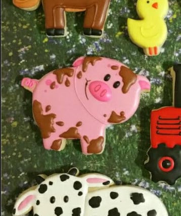 Pig Cookie Cutter and Fondant Cutter and Clay Cutter