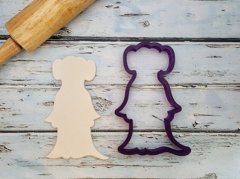 Miss Doughmestic Girl #13 Cookie Cutter or Fondant Cutter and Clay Cutter