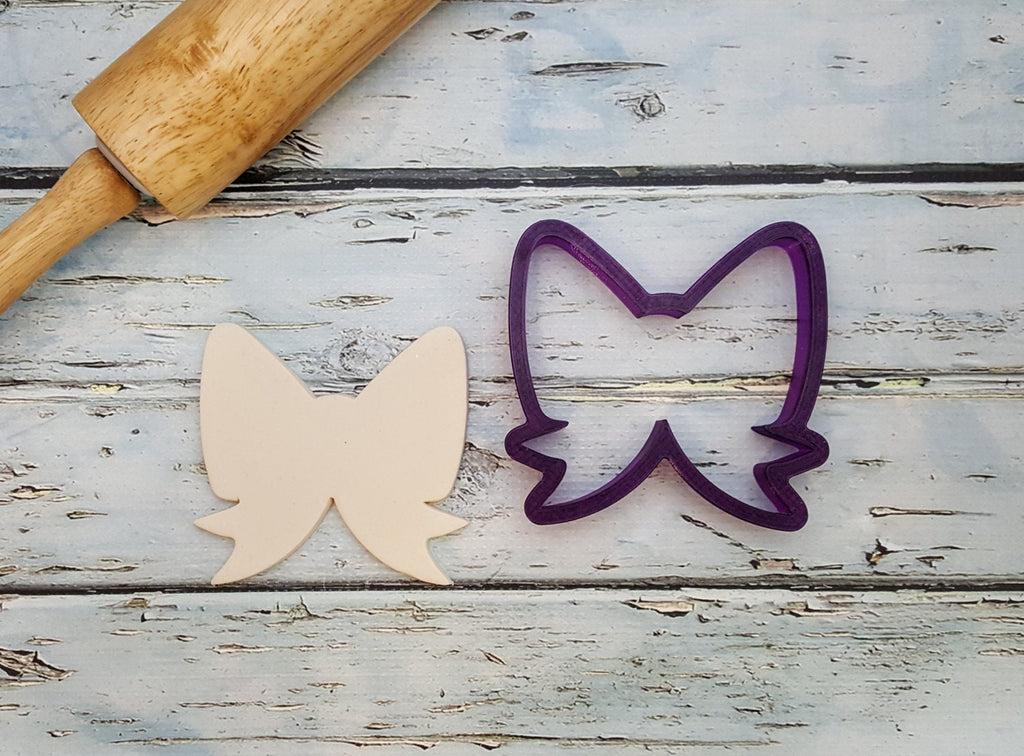 Miss Doughmestic Bow Cookie Cutter and Fondant Cutter and Clay Cutter