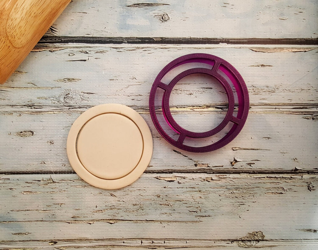 Plate Ring or Bowl Ring or Circle or Round Cookie Cutter and Fondant Cutter and Clay Cutter