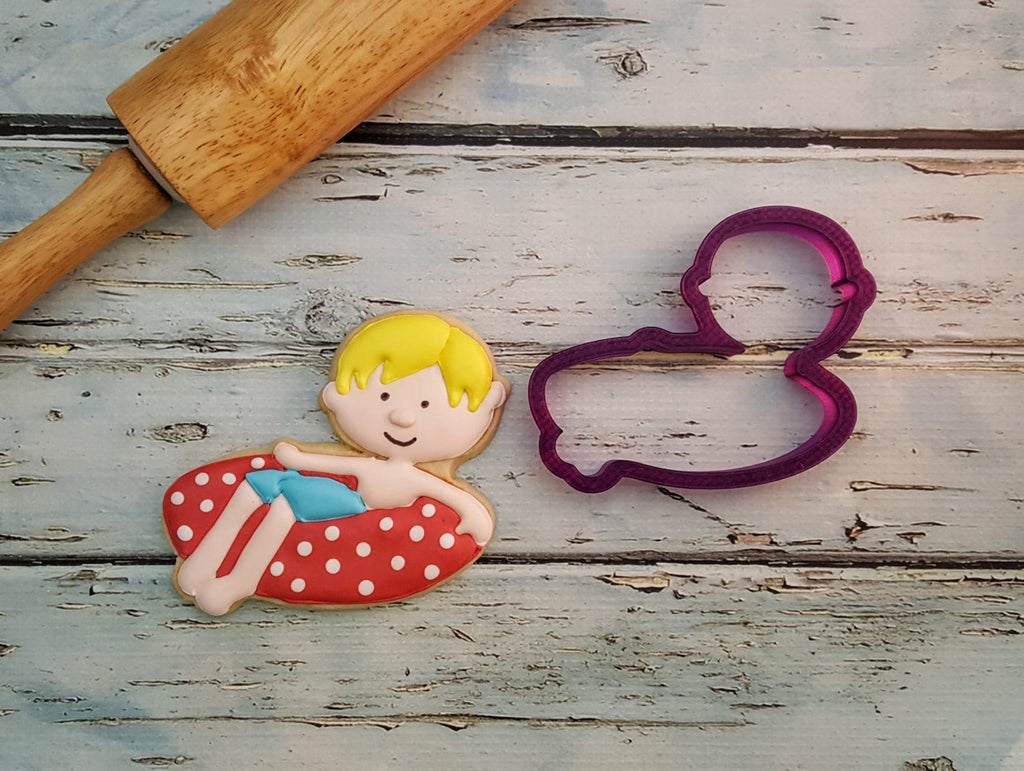 Pool Boy or Beach Boy Cookie Cutter and Fondant Cutter and Clay Cutter