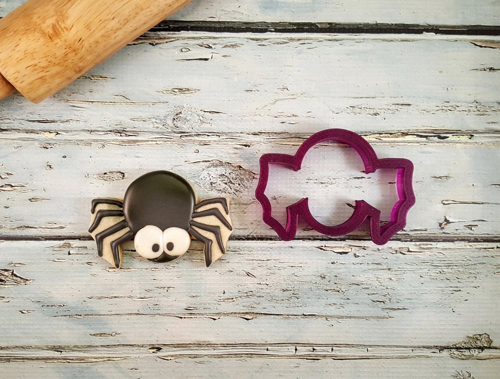 Digital STL File for Spider or Halloween Spider Cookie Cutter or Fondant Cutter and Clay Cutter