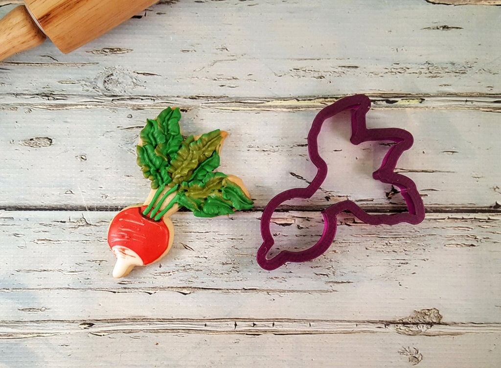 Radish Cookie Cutter or Fondant Cutter and Clay Cutter