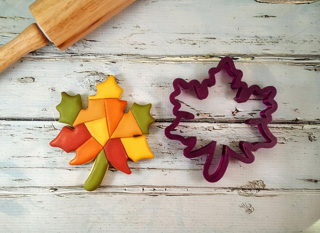 Fall Autumn Oak Leaf Cookie Cutter and Fondant Cutter and Clay Cutter