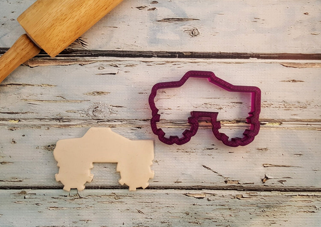 Monster Truck Cookie Cutter and Fondant Cutter and Clay Cutter