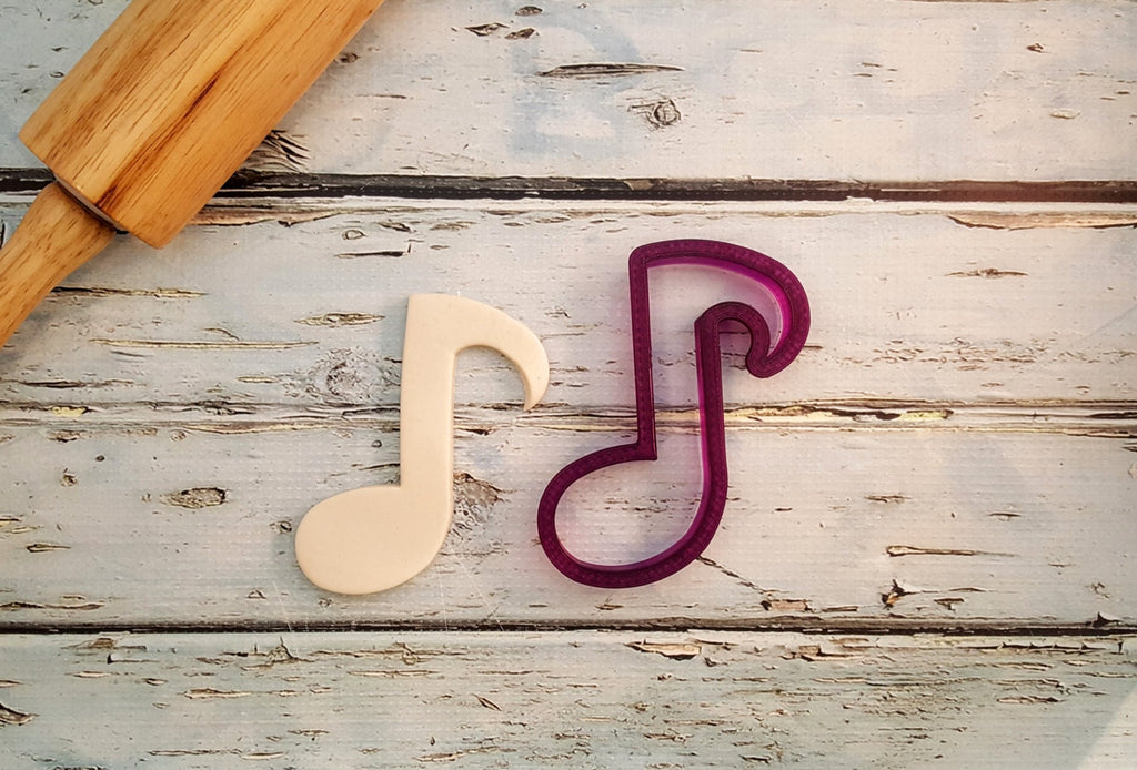 Music Note Cookie Cutter and Fondant Cutter and Clay Cutter