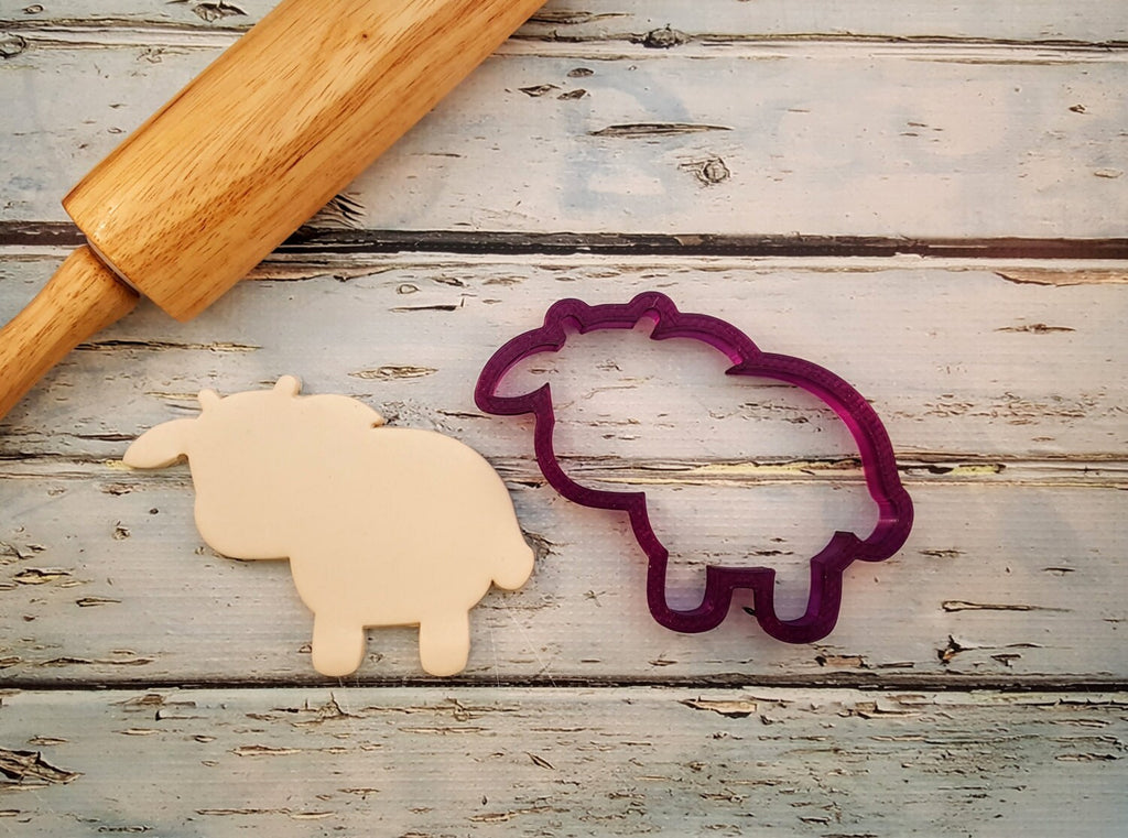 Cow Cookie Cutter and Fondant Cutter and Clay Cutter