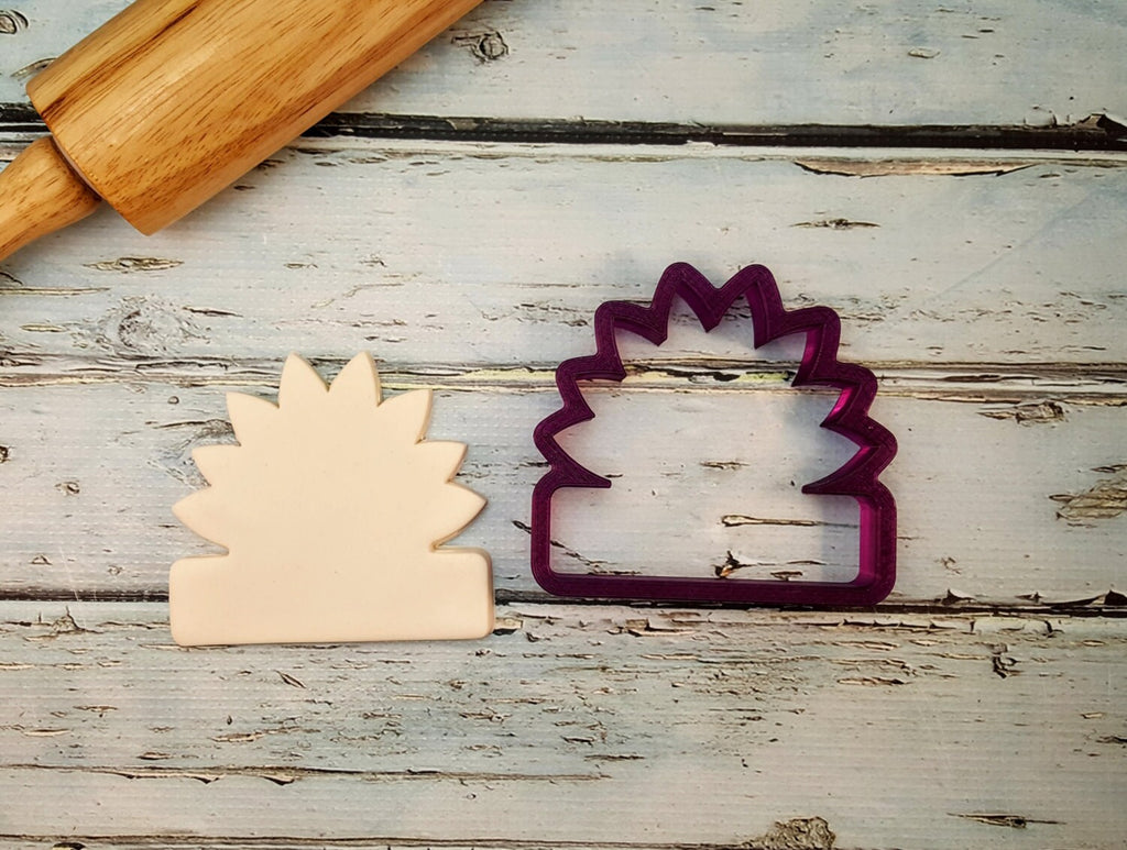 Turkey with Sign or Flower Plaque or Sun Plaque Cookie Cutter and Fondant Cutter and Clay Cutter