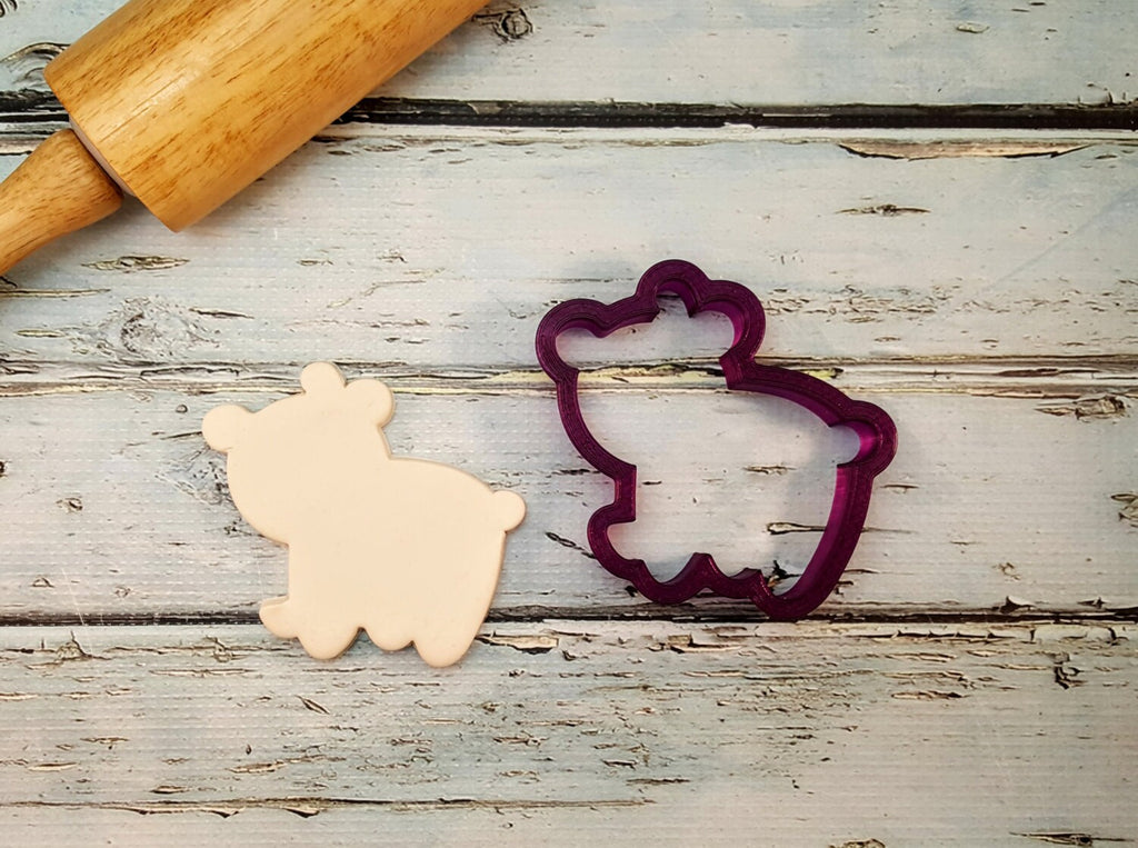 Polar Bear Cookie Cutter and Fondant Cutter and Clay Cutter