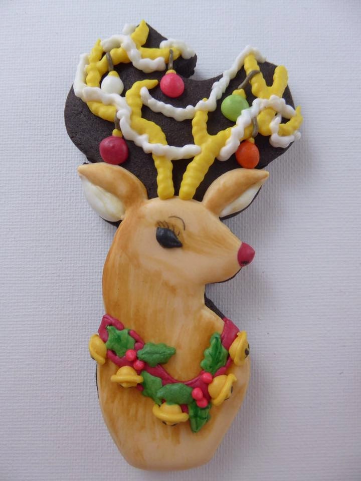 Deer Head or Reindeer or Deer Mount or Buck Cookie Cutter and Fondant Cutter and Clay Cutter