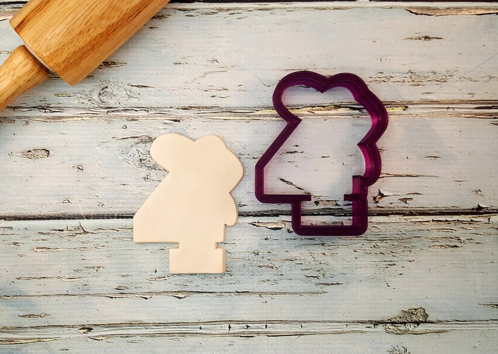 Four or 4 or Fourth Birthday or Anniversary  Number with Cowboy Hat Cookie Cutter or Fondant Cutter and Clay Cutter