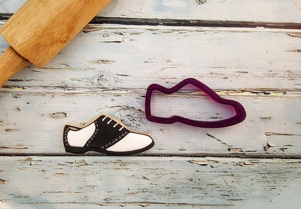 Saddle Shoe or Dress Shoes or Sneakers Cookie Cutter and Fondant Cutter and Clay Cutter