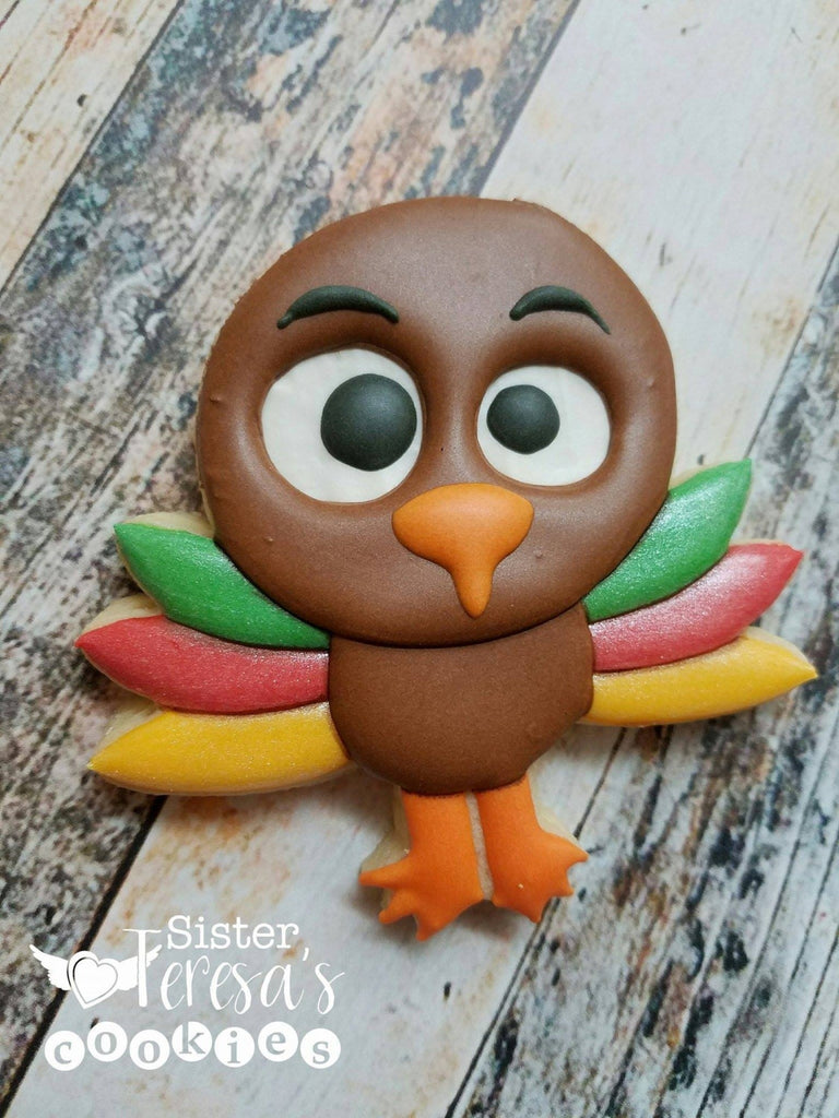 Feather the Turkey Cookie Cutter and Fondant Cutter and Clay Cutter