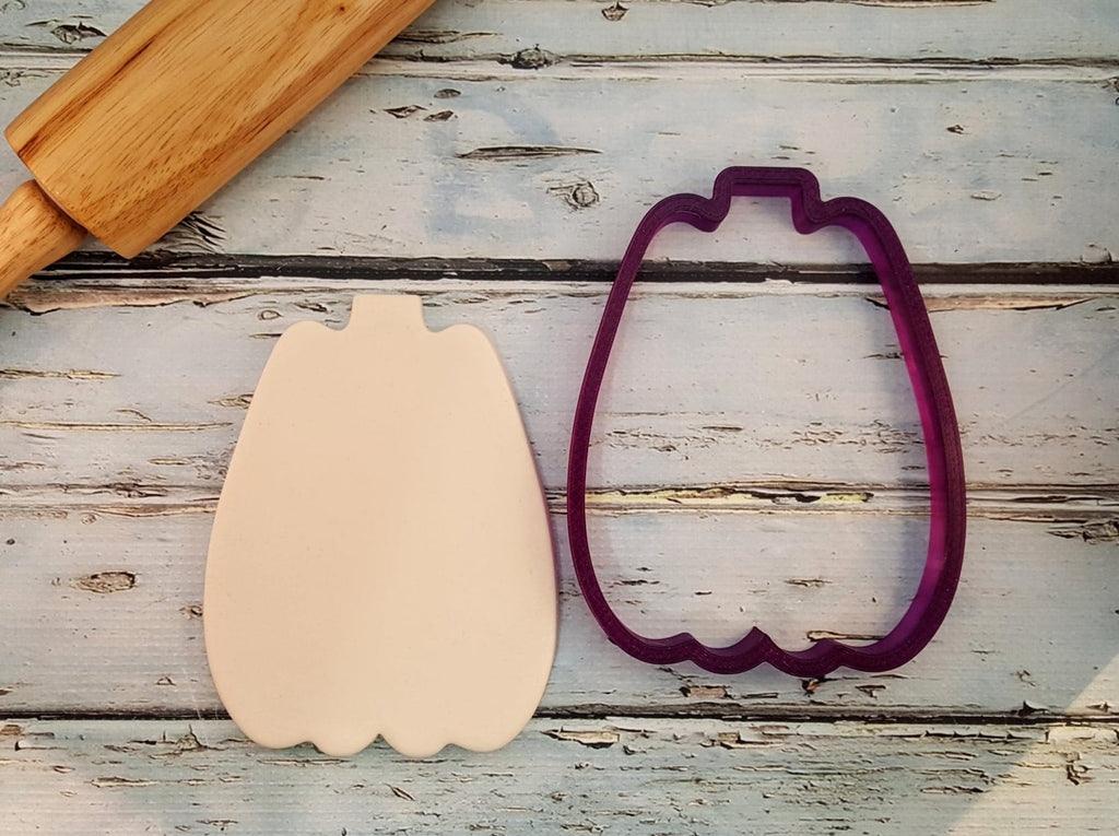 Large Pumpkin or Jack O Lantern Cookie Cutter or Fondant Cutter and Clay Cutter