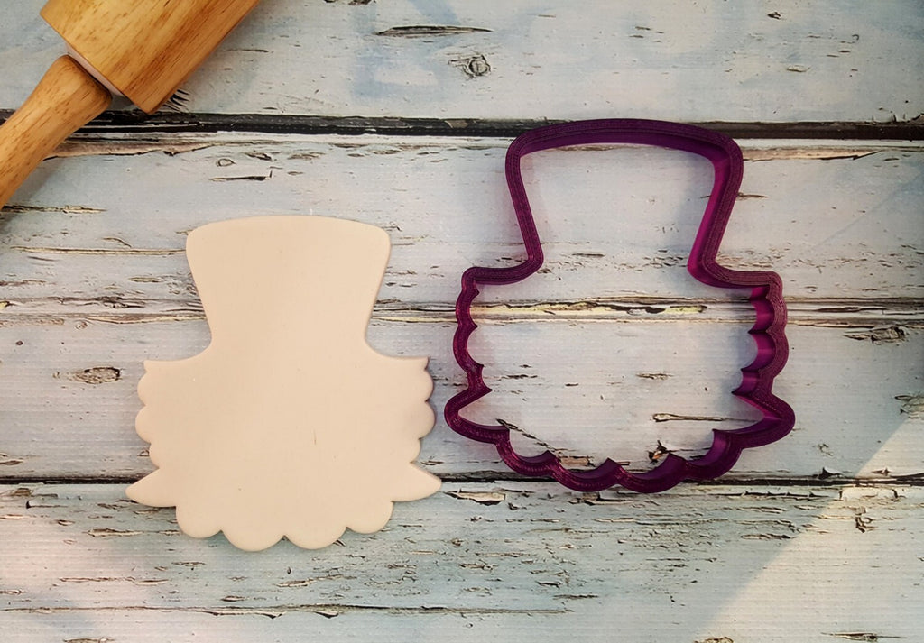 Miss Doughmestic Clown #1 Cookie Cutter and Fondant Cutter and Clay Cutter