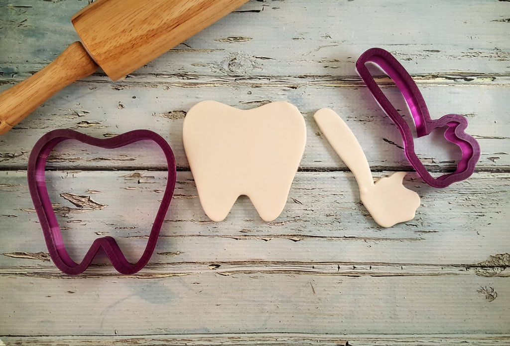 Tooth Cookie Cutter or Fondant Cutter and Clay Cutter