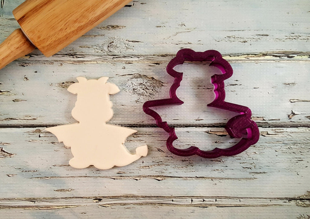 Dragon Cookie Cutter and Fondant Cutter and Clay Cutter