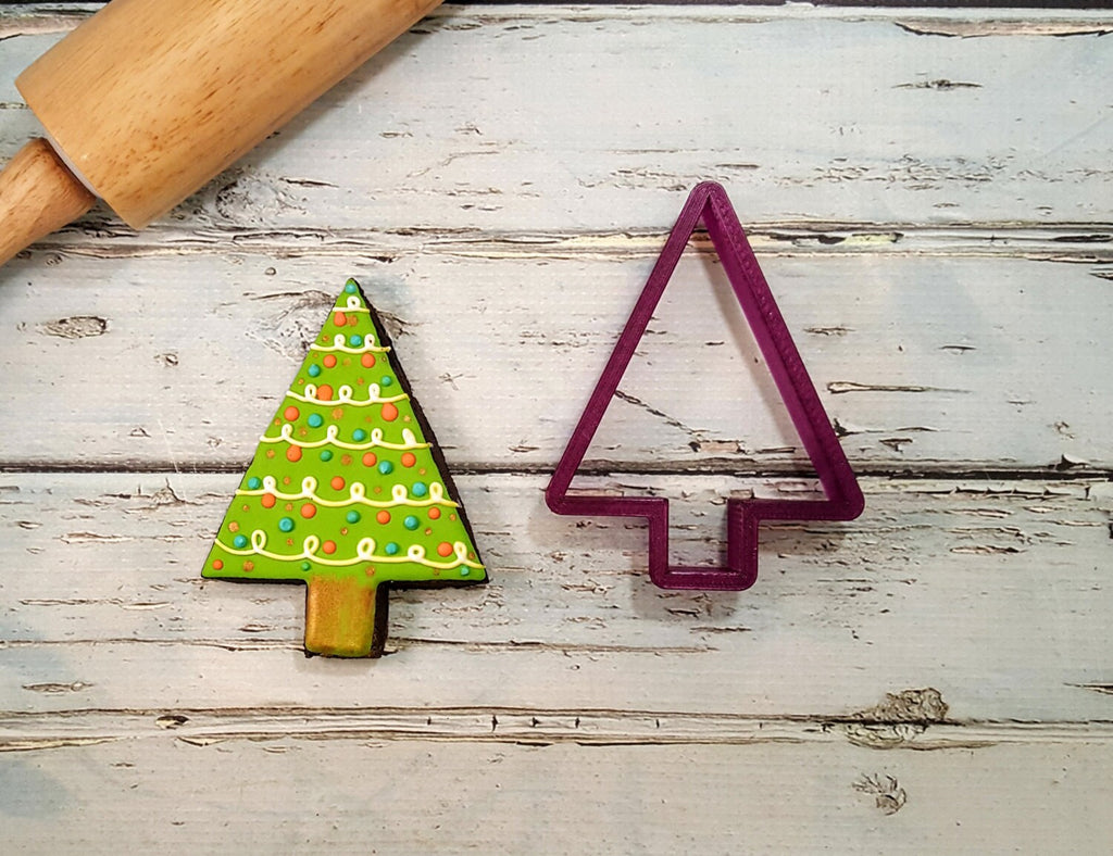 Christmas Tree Cookie Cutter and Fondant Cutter and Clay Cutter