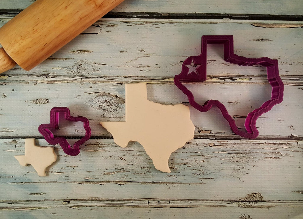 Texas Cookie Cutter and Fondant Cutter and Clay Cutter