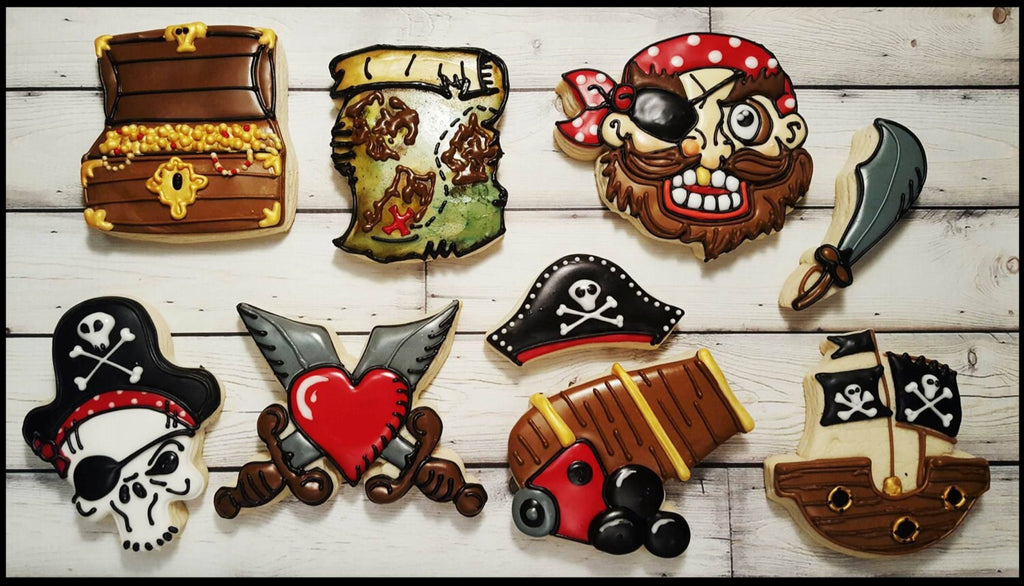 Pirate Cannon with Cannon Balls Cookie Cutter or Fondant Cutter and Clay Cutter