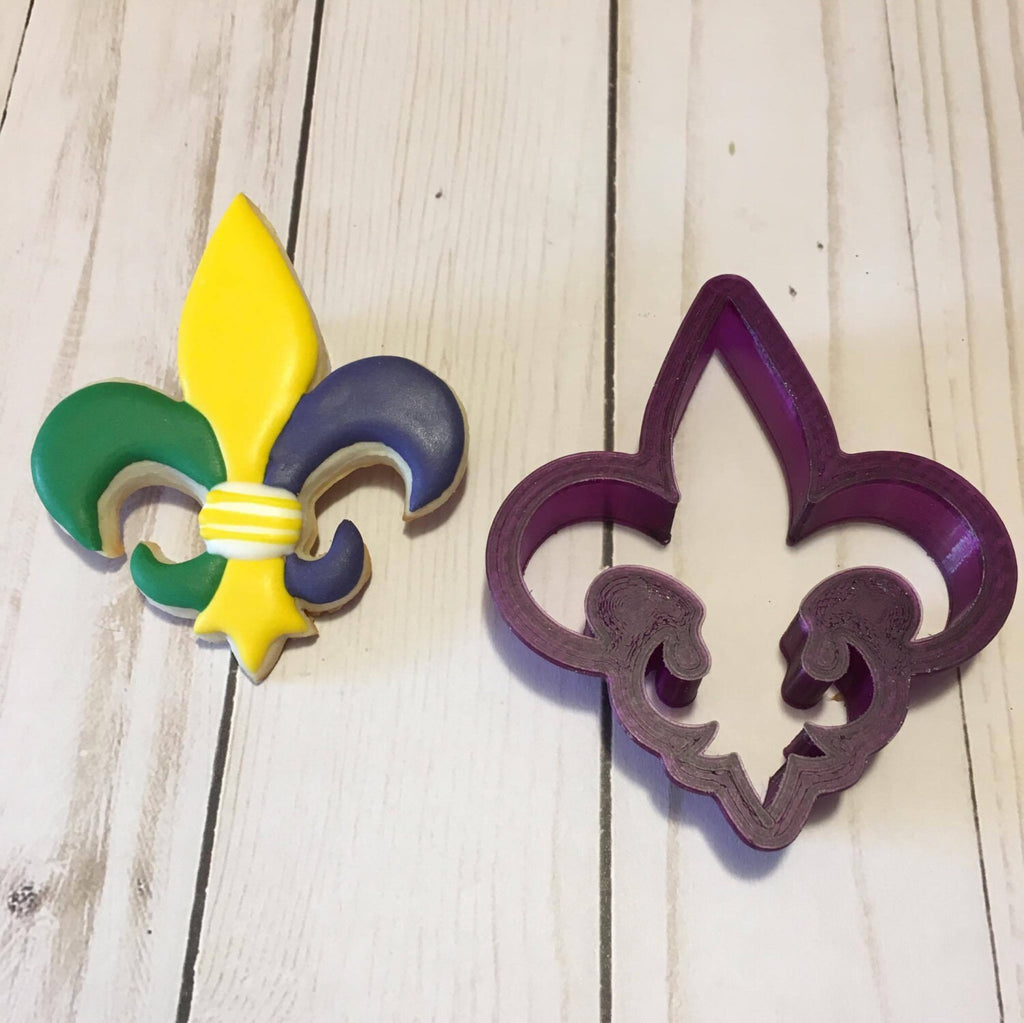 Fleur de Lis Cookie Cutter and Fondant Cutter and Clay Cutter