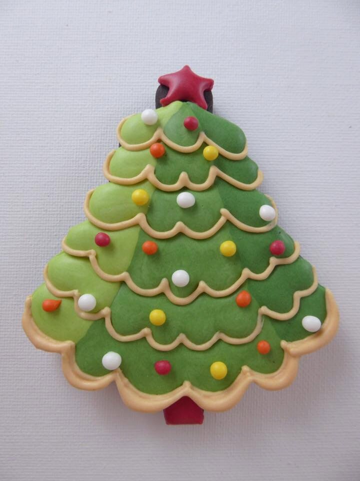 Whispy Christmas Tree Cookie Cutter and Fondant Cutter and Clay Cutter