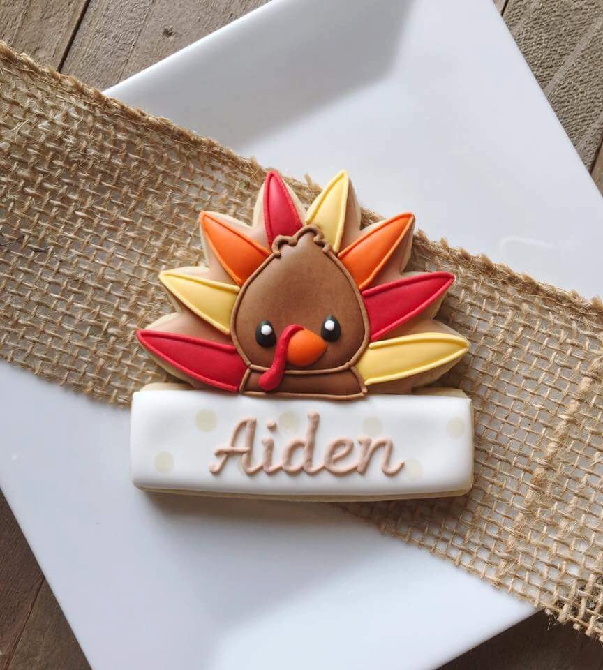 Turkey with Sign or Flower Plaque or Sun Plaque Cookie Cutter and Fondant Cutter and Clay Cutter