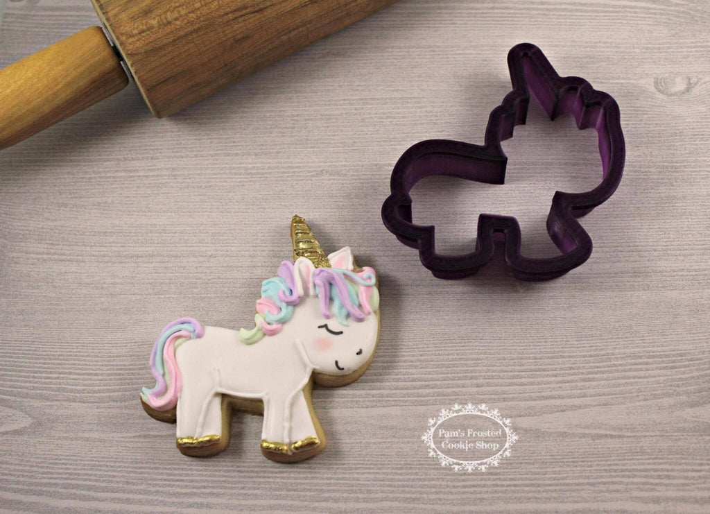 Unicorn Full Body #1 Cookie Cutter and Fondant Cutter and Clay Cutter