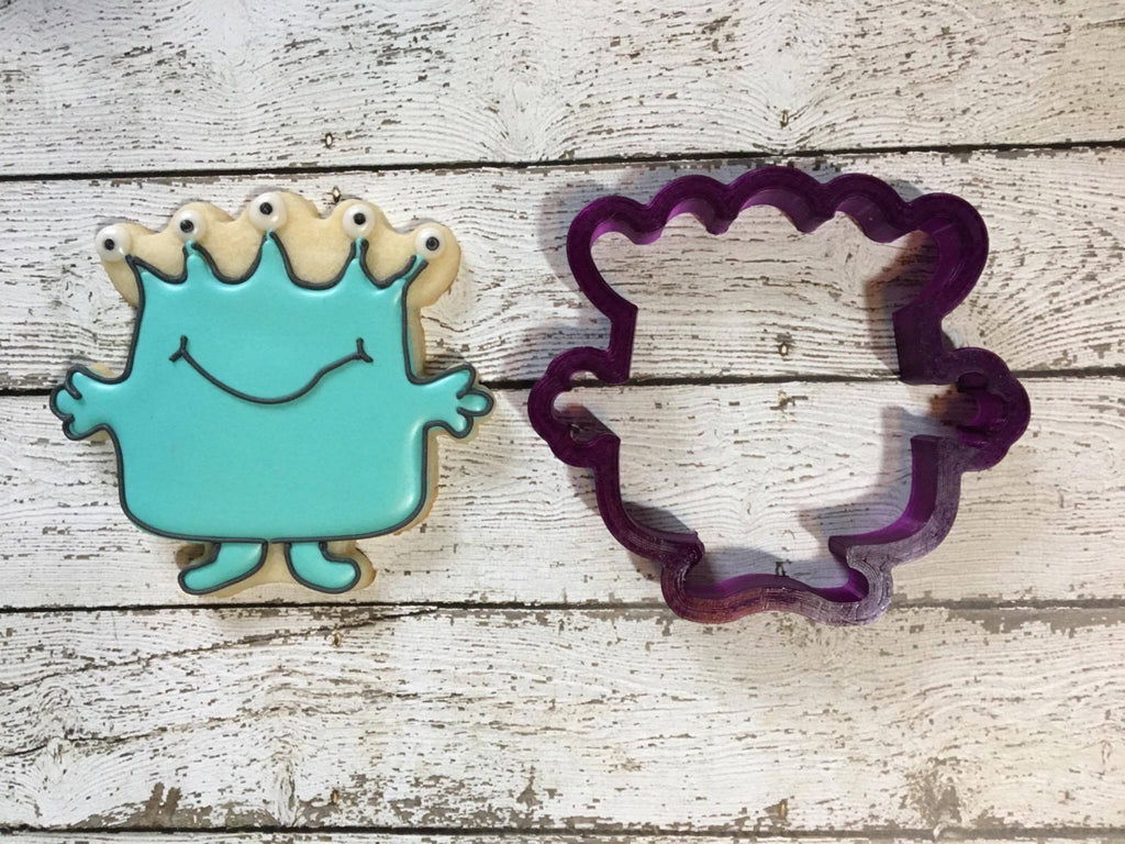 Monster #2 Cookie Cutter and Fondant Cutter and Clay Cutter