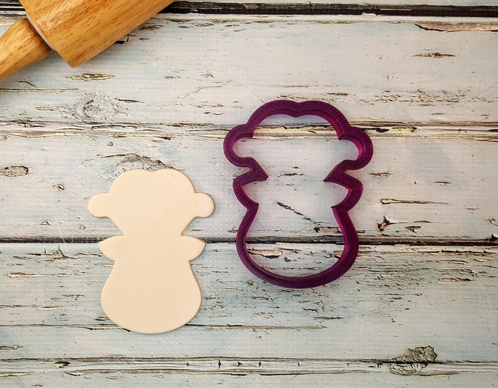 Cookie Cowgirl Reindeer Cookie Cutter and Fondant Cutter and Clay Cutter