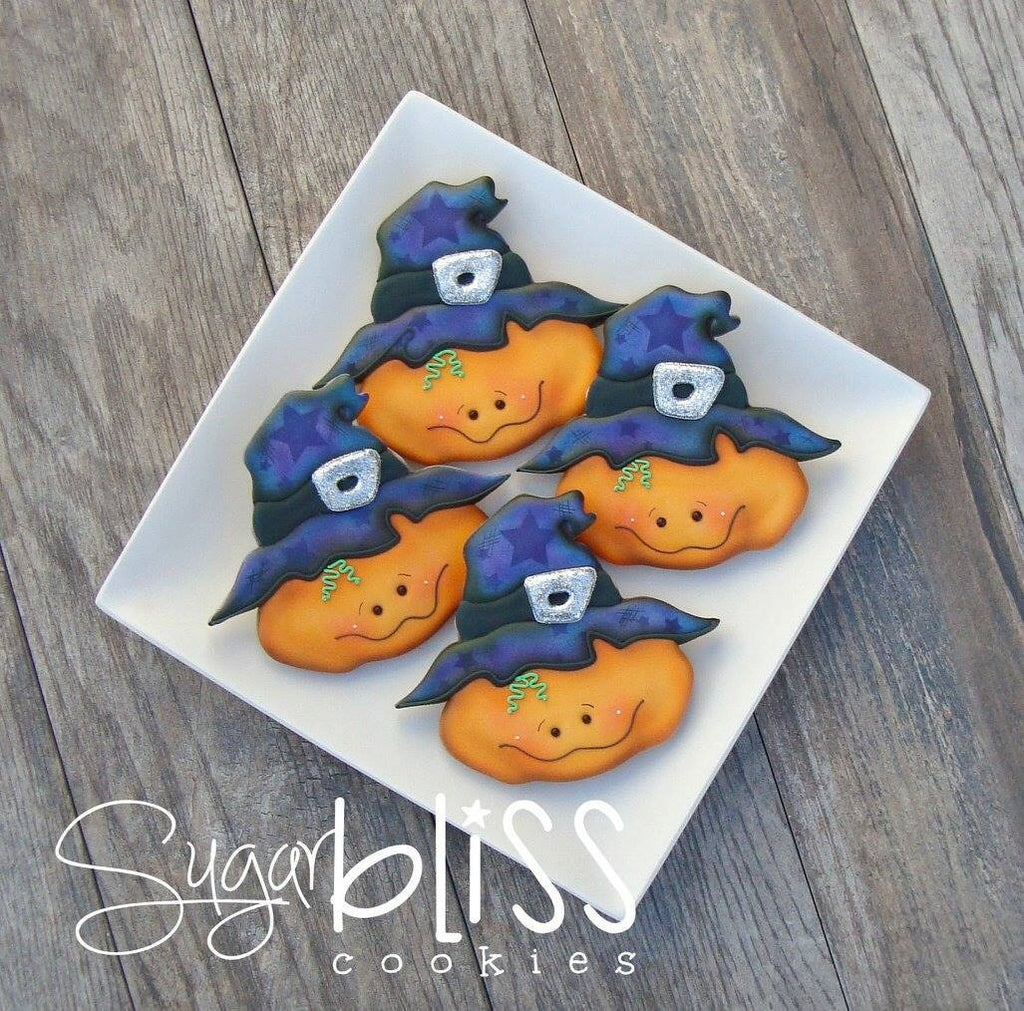 SugarBliss Cookies Scarecrow or Witch Pumpkin Cookie Cutter or Fondant Cutter and Clay Cutter