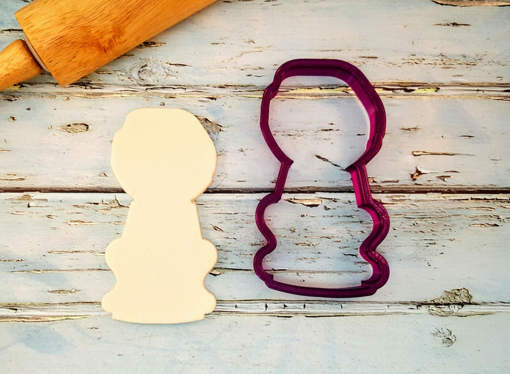 Spa Girl Cookie Cutter and Fondant Cutter and Clay Cutter