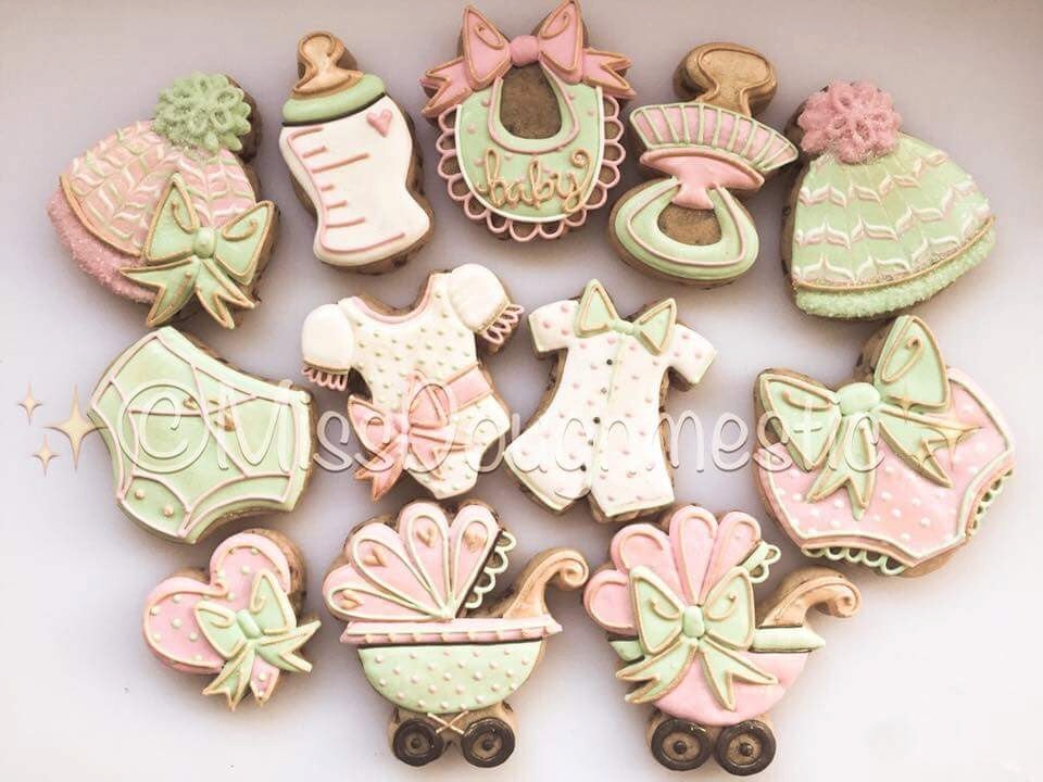 Miss Doughmestic Baby Carriage stroller Cookie Cutter and Fondant Cutter and Clay Cutter