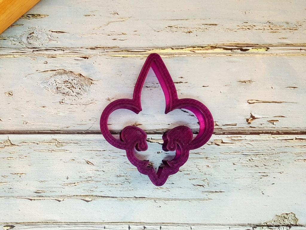 Fleur de Lis Cookie Cutter and Fondant Cutter and Clay Cutter