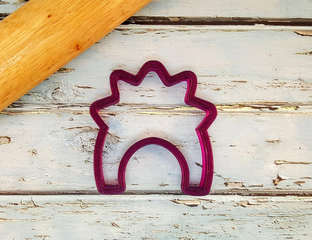 Headband or New Years Eve Party Hat or Birthday Tiara Cookie Cutter and Fondant Cutter and Clay Cutter