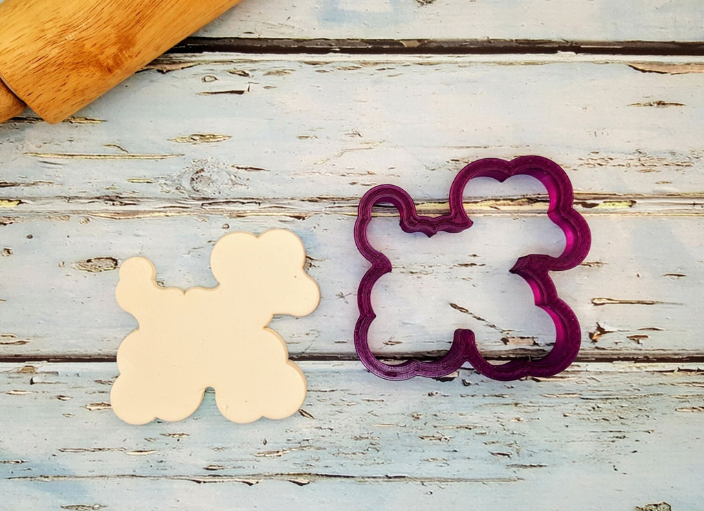 New Orleans Bead Dog NOLA Bead Dog Cookie Cutter and Fondant Cutter and Clay Cutter