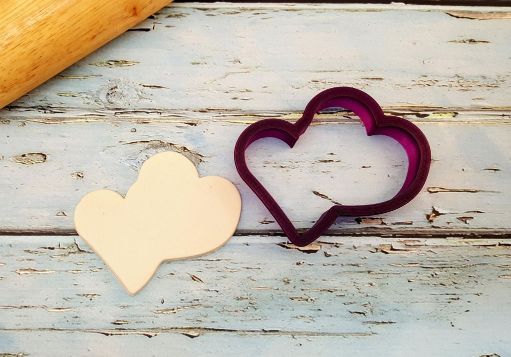 Box of Chocolates or Double Heart Cookie Cutter and Fondant Cutter and Clay Cutter