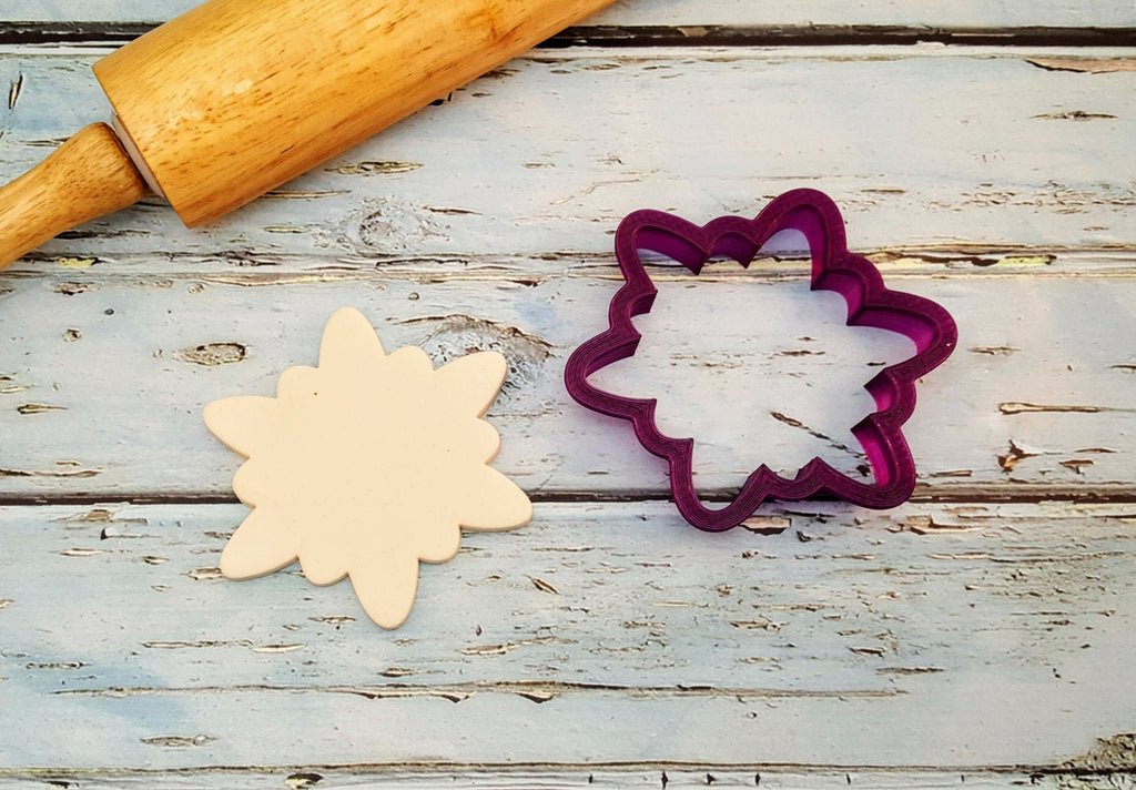 Snowflake #1 Cookie Cutter or Fondant Cutter and Clay Cutter