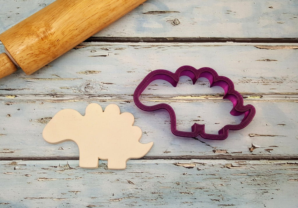 Stegosaurus Dinosaur Cookie Cutter or Fondant Cutter and Clay Cutter