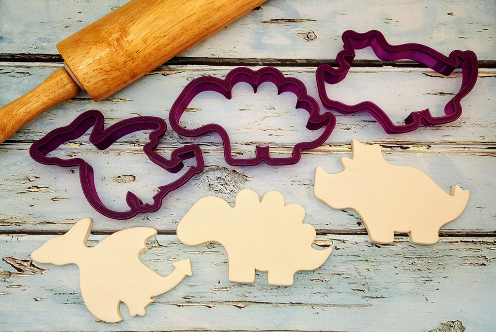 Stegosaurus Dinosaur Cookie Cutter or Fondant Cutter and Clay Cutter