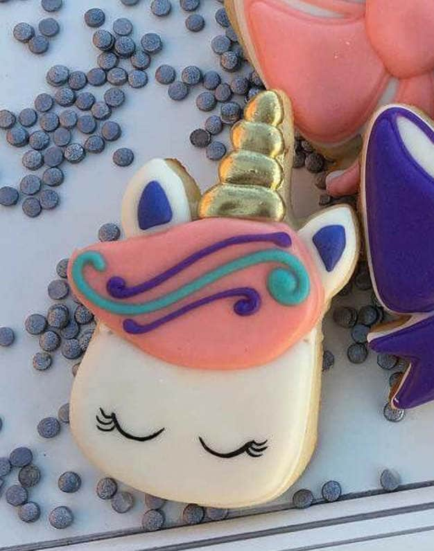 Unicorn Head #2 Cookie Cutter and Fondant Cutter and Clay Cutter