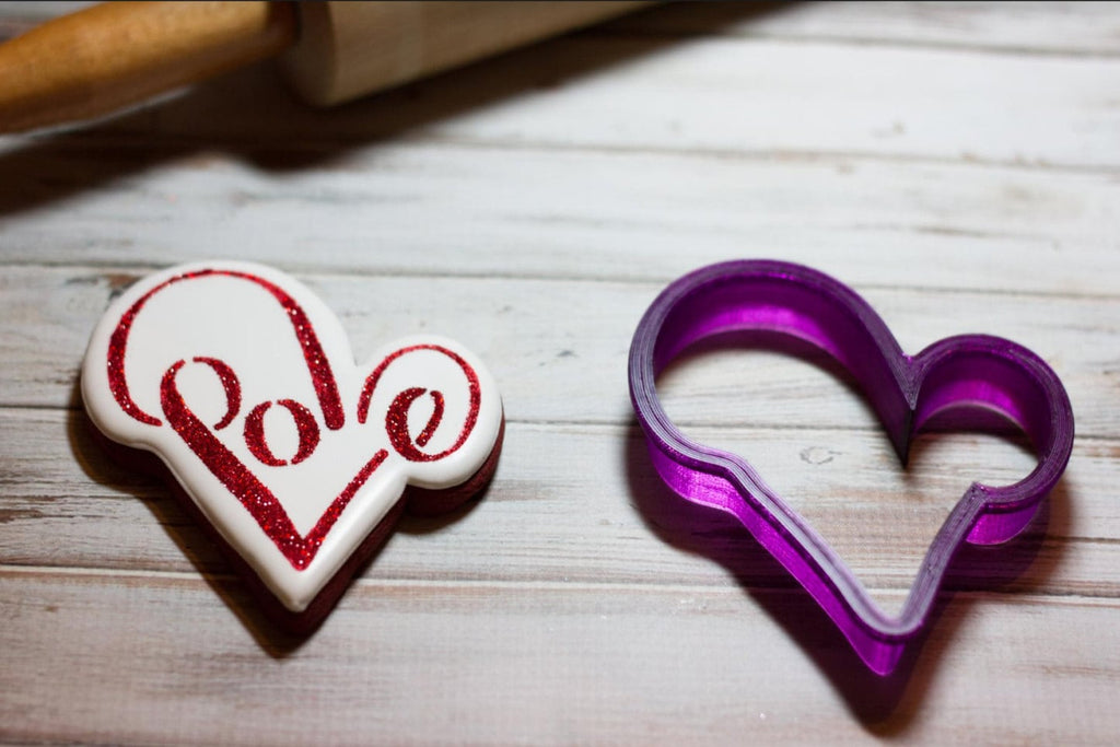 Love Heart Cookie Cutter and Fondant Cutter and Clay Cutter