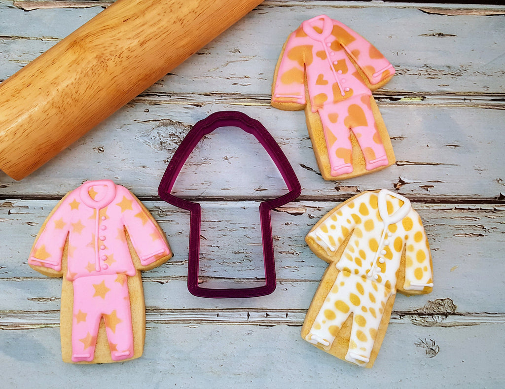 Pajamas or PJs or Jammies Cookie Cutter or Fondant Cutter and Clay Cutter