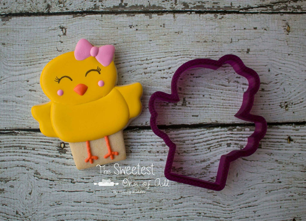 Nancy's Easter Chick Cookie Cutter or Fondant Cutter and Clay Cutter