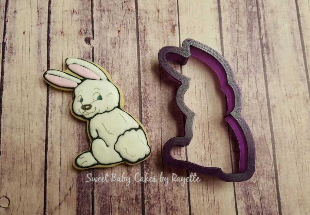 Bunny Rabbit #3 Cookie Cutter and Fondant Cutter and Clay Cutter