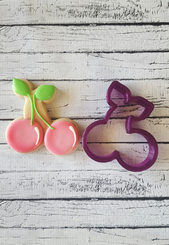 Cherry or Cherries Cookie Cutter and Fondant Cutter and Clay Cutter