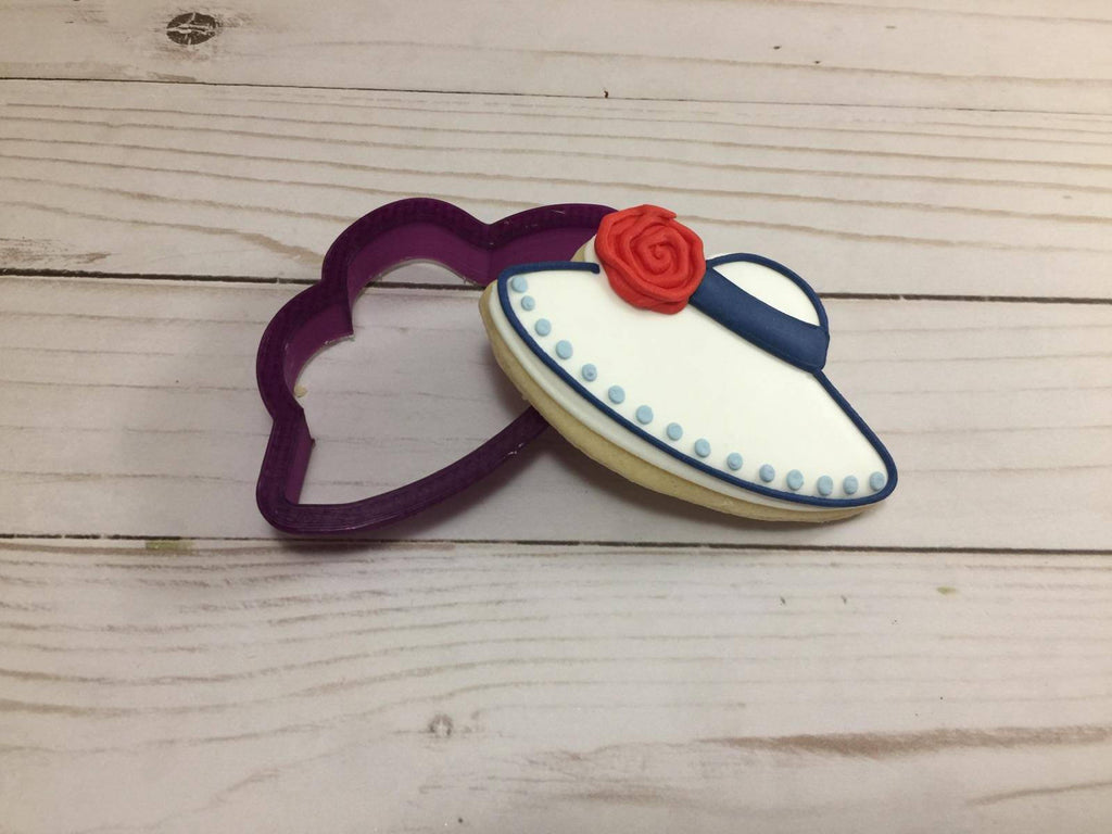 Ladies Hat Cookie Cutter or Fondant Cutter and Clay Cutter