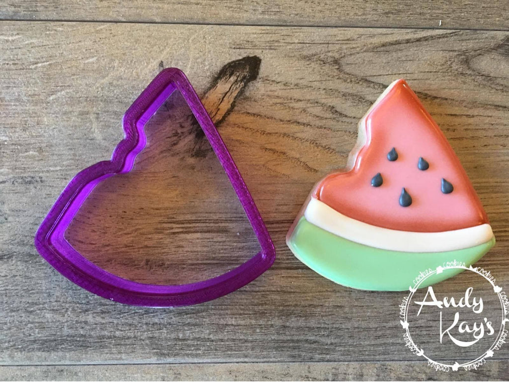 Andy Kay's Watermelon Slice or Pizza Slice Cookie Cutter and Fondant Cutter and Clay Cutter