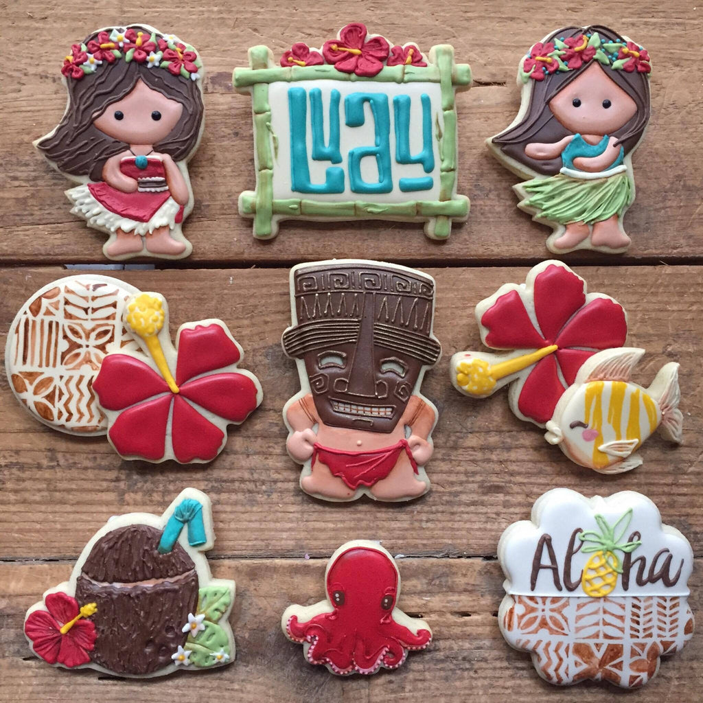 Hula Girl or Hawaiian Girl Cookie Cutter and Fondant Cutter and Clay Cutter